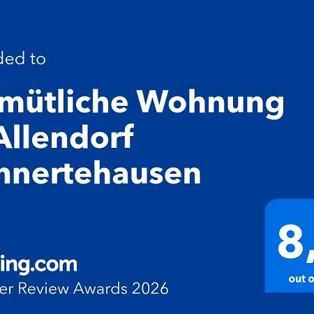 Gemuetliche In Allendorf Appartamento